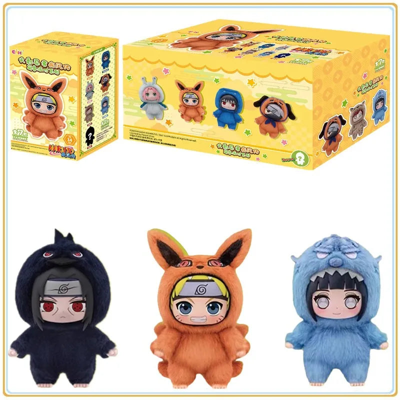 المنتج الأصلي من BANDAI – إيّاكي ناروتو أوزوماكي ناروتو، علبة مفاجآت (Blind Box) من سلسلة شيبودن Beast Party، دمية قطيفة لشخصيات الأنمي اللطيفة، لعبة وهديّة رائعة
