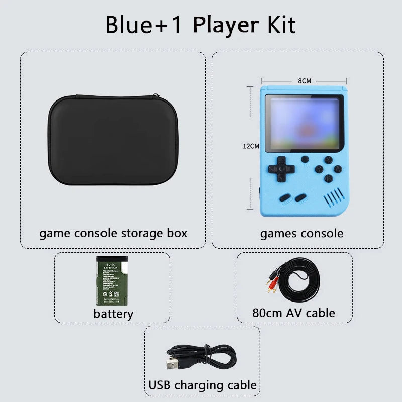 كونسول ألعاب كلاسيكية محمول بشاشة 5 بوصة مع أكثر من 500 لعبة مدمجة - محاكي Game Boy للتلفزيون وألعاب الفيديو المحمولة