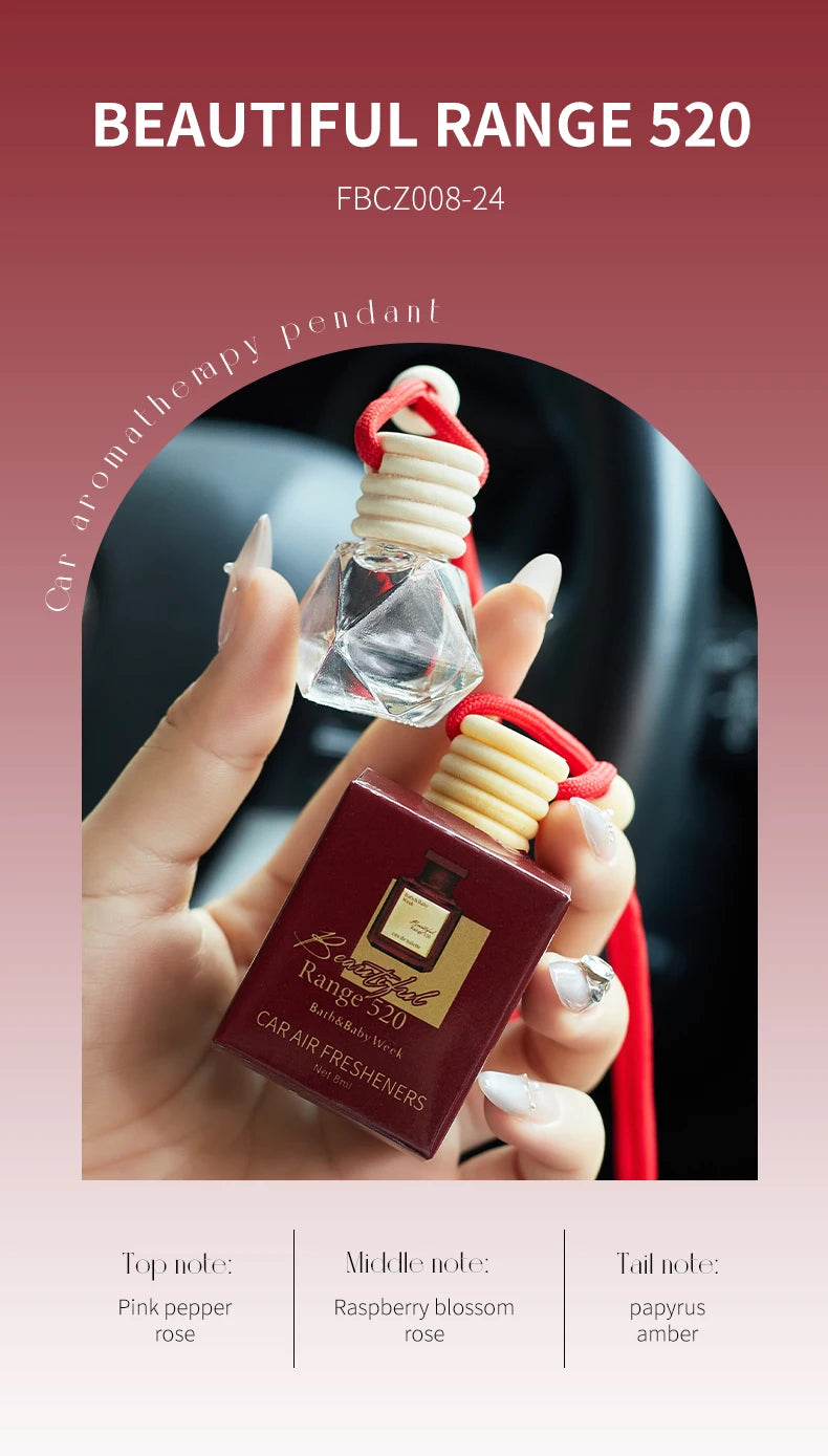 عطر السيارة - معطر هواء طويل المدى لإكسسوارات السيارة الداخلية، يحافظ على الانتعاش والجاذبية
