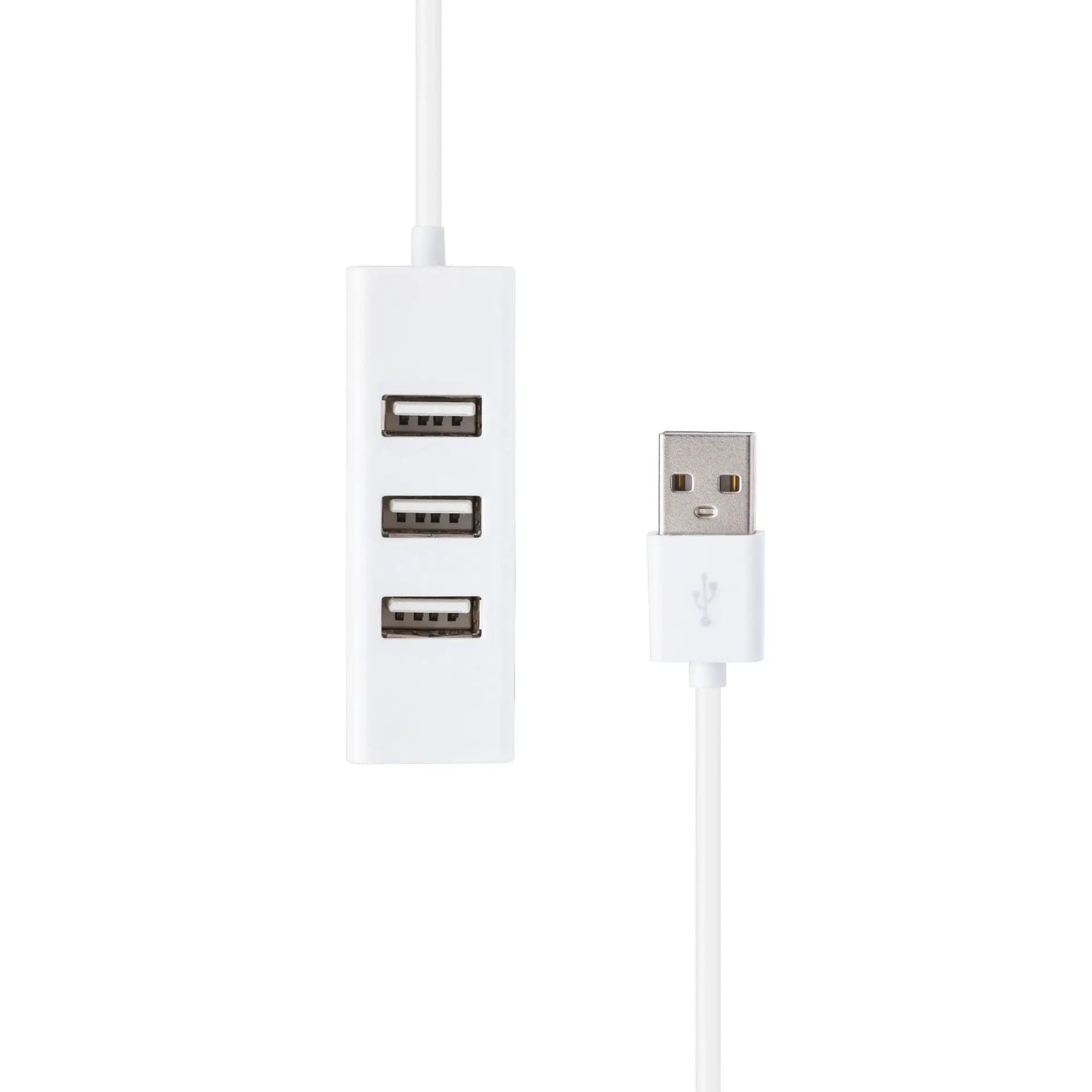 موزع USB صغير 4 منافذ - محول USB 2.0 عالي السرعة - هاب يو إس بي متعدد المنافذ للكمبيوتر وملحقات الحاسوب