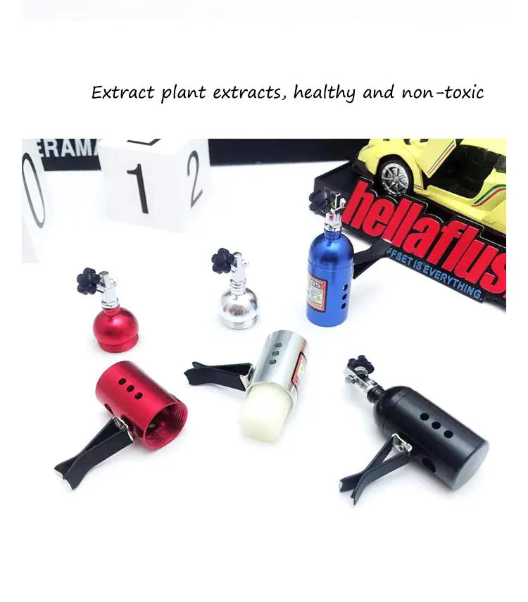 معطر هواء السيارة الأكثر مبيعاً - زجاجة نيتروجين NOS لفتحات التهوية - عطر أروماثيرابي للسيارة - إكسسوارات عطور وروائح السيارات
