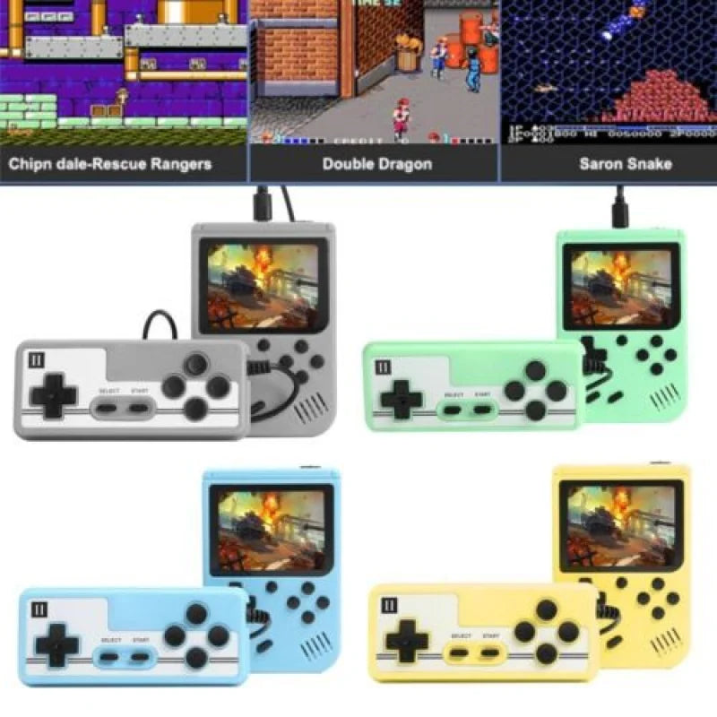 كونسول ألعاب كلاسيكية محمول بشاشة 5 بوصة مع أكثر من 500 لعبة مدمجة - محاكي Game Boy للتلفزيون وألعاب الفيديو المحمولة