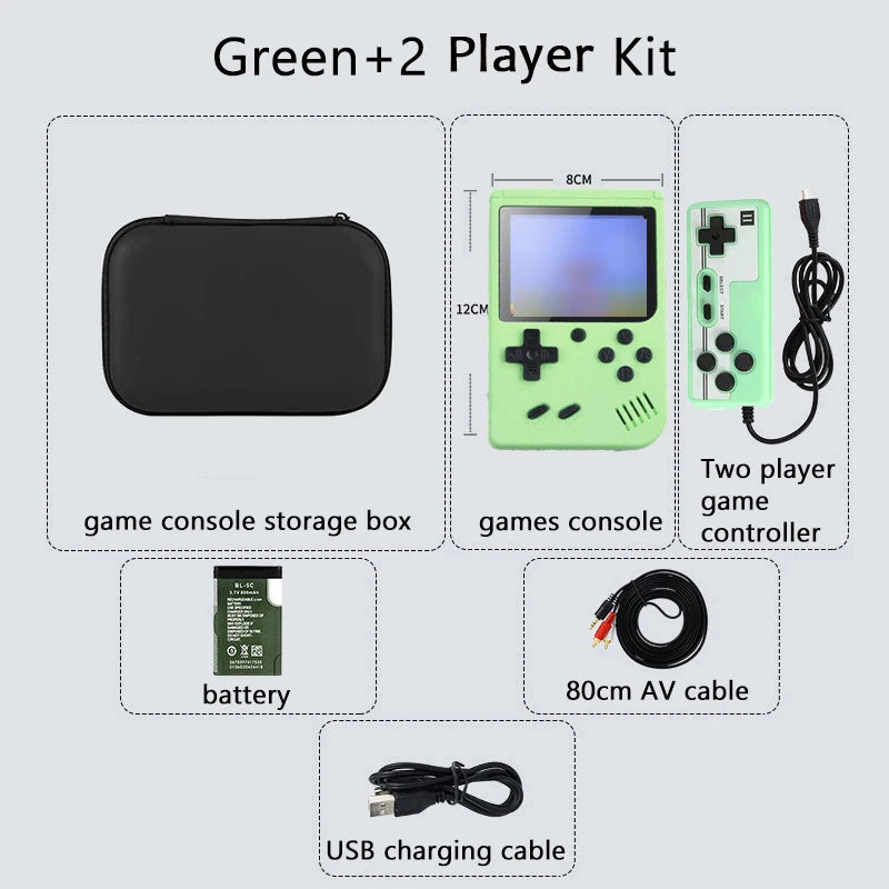 كونسول ألعاب كلاسيكية محمول بشاشة 5 بوصة مع أكثر من 500 لعبة مدمجة - محاكي Game Boy للتلفزيون وألعاب الفيديو المحمولة
