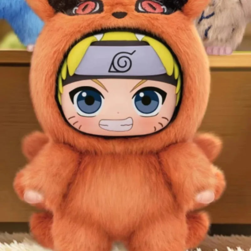 المنتج الأصلي من BANDAI – إيّاكي ناروتو أوزوماكي ناروتو، علبة مفاجآت (Blind Box) من سلسلة شيبودن Beast Party، دمية قطيفة لشخصيات الأنمي اللطيفة، لعبة وهديّة رائعة