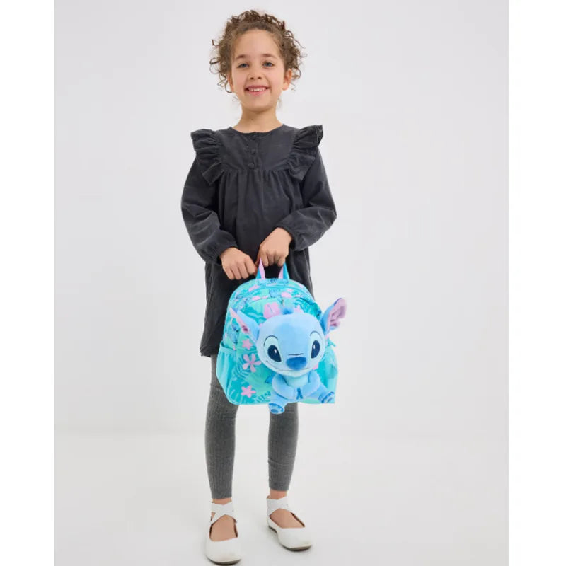 حقائب مدرسية Smiggle الجديدة – حقيبة ظهر ديزني ستيتش، مع حقيبة طعام وزجاجة ماء – هدية للطلاب (يجب شراء كل قطعة بشكل منفصل)