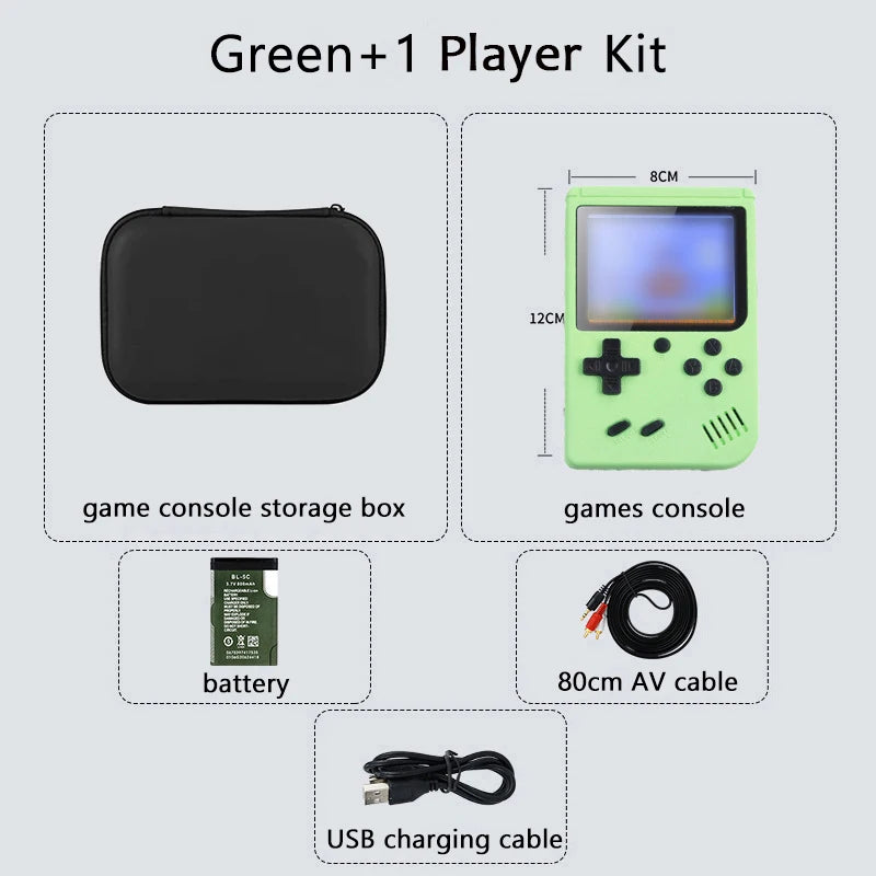 كونسول ألعاب كلاسيكية محمول بشاشة 5 بوصة مع أكثر من 500 لعبة مدمجة - محاكي Game Boy للتلفزيون وألعاب الفيديو المحمولة