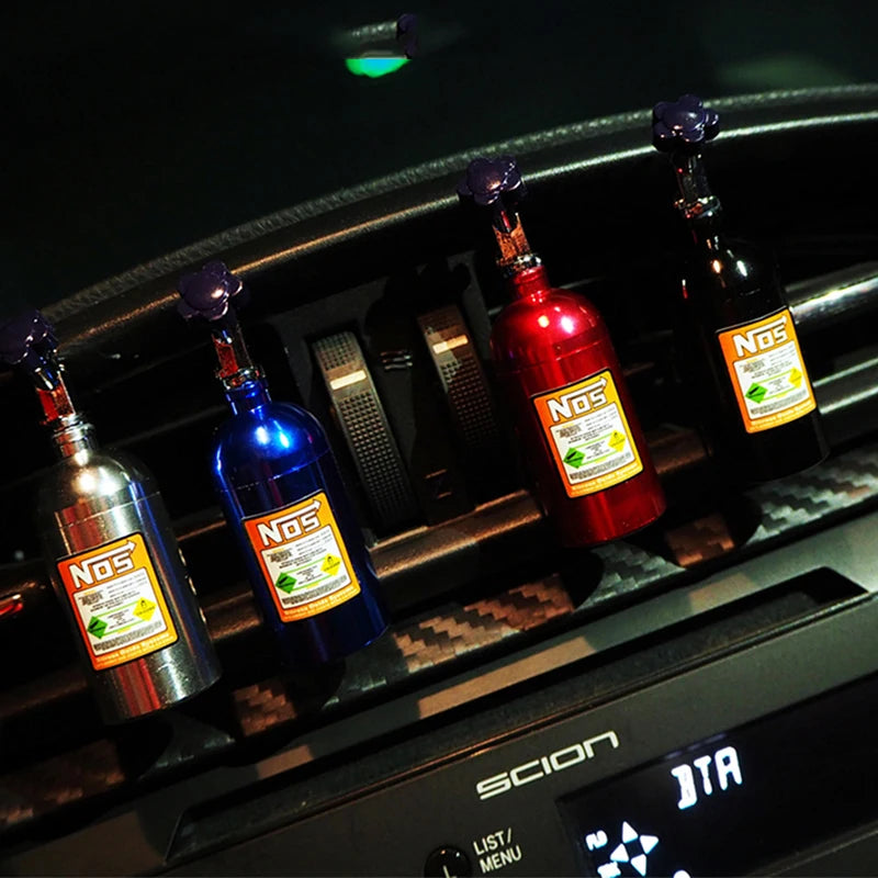 معطر هواء السيارة الأكثر مبيعاً - زجاجة نيتروجين NOS لفتحات التهوية - عطر أروماثيرابي للسيارة - إكسسوارات عطور وروائح السيارات