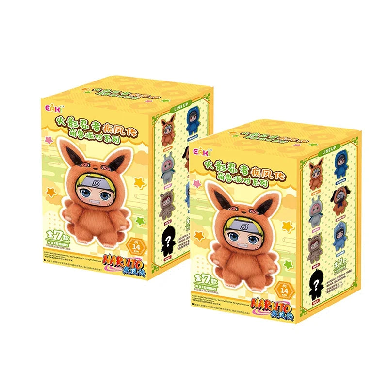 المنتج الأصلي من BANDAI – إيّاكي ناروتو أوزوماكي ناروتو، علبة مفاجآت (Blind Box) من سلسلة شيبودن Beast Party، دمية قطيفة لشخصيات الأنمي اللطيفة، لعبة وهديّة رائعة
