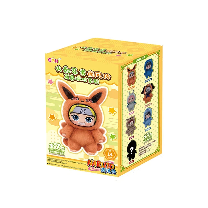 المنتج الأصلي من BANDAI – إيّاكي ناروتو أوزوماكي ناروتو، علبة مفاجآت (Blind Box) من سلسلة شيبودن Beast Party، دمية قطيفة لشخصيات الأنمي اللطيفة، لعبة وهديّة رائعة