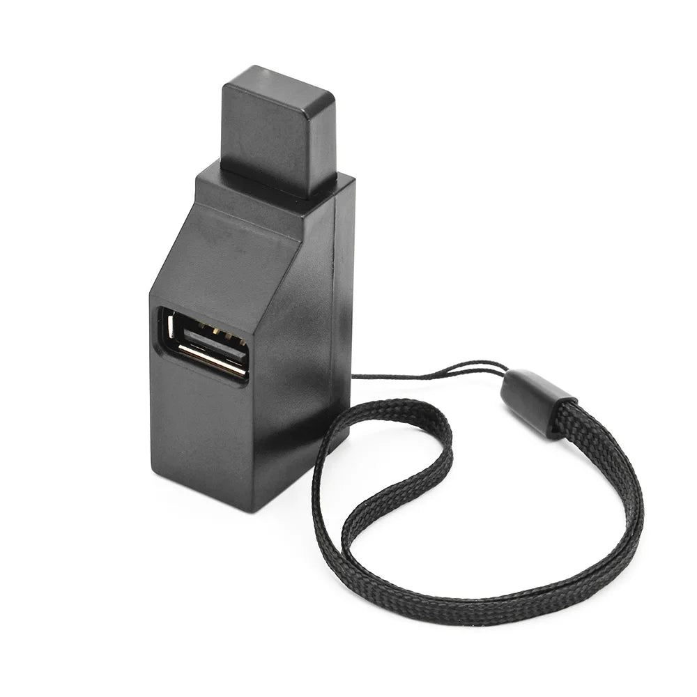 محول موزع USB 3.0 صغير من منفذ واحد إلى 3 منافذ عالي السرعة USB 2.0 للكمبيوتر المحمول وقارئ البطاقات