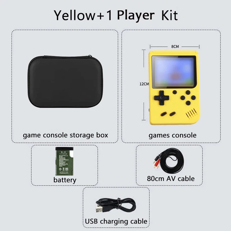 كونسول ألعاب كلاسيكية محمول بشاشة 5 بوصة مع أكثر من 500 لعبة مدمجة - محاكي Game Boy للتلفزيون وألعاب الفيديو المحمولة