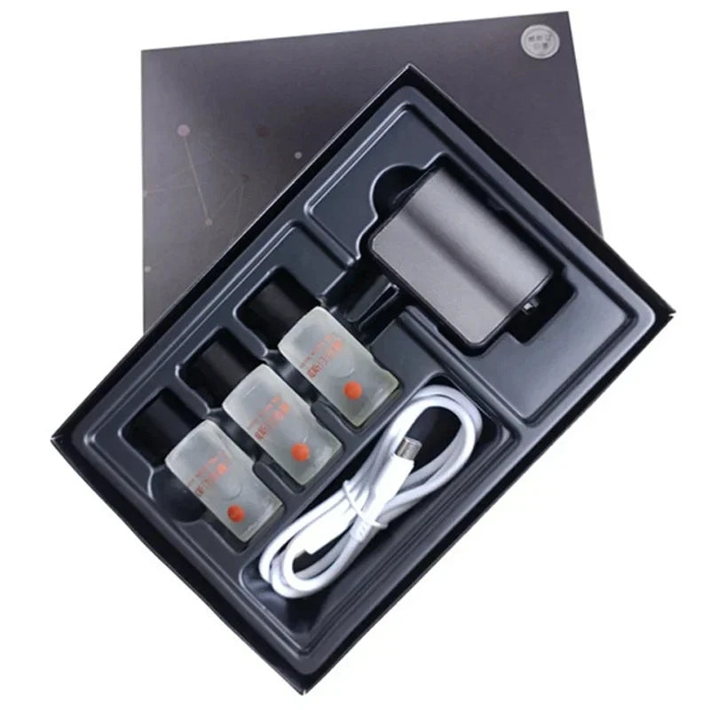 معطر هواء السيارة الكهربائي - موزع عطر أوتوماتيكي للسيارة مع زيوت عطرية ومرطب ضباب عبر فتحات التهوية للعلاج بالروائح العطرية