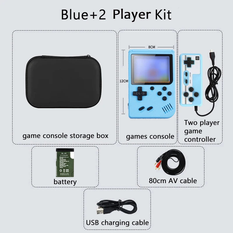 كونسول ألعاب كلاسيكية محمول بشاشة 5 بوصة مع أكثر من 500 لعبة مدمجة - محاكي Game Boy للتلفزيون وألعاب الفيديو المحمولة