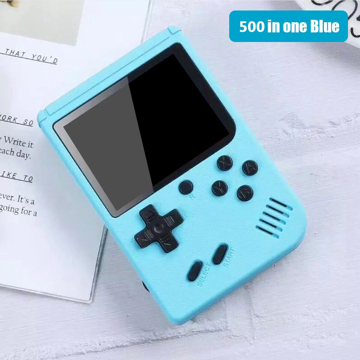 كونسول ألعاب كلاسيكية محمول بشاشة 5 بوصة مع أكثر من 500 لعبة مدمجة - محاكي Game Boy للتلفزيون وألعاب الفيديو المحمولة