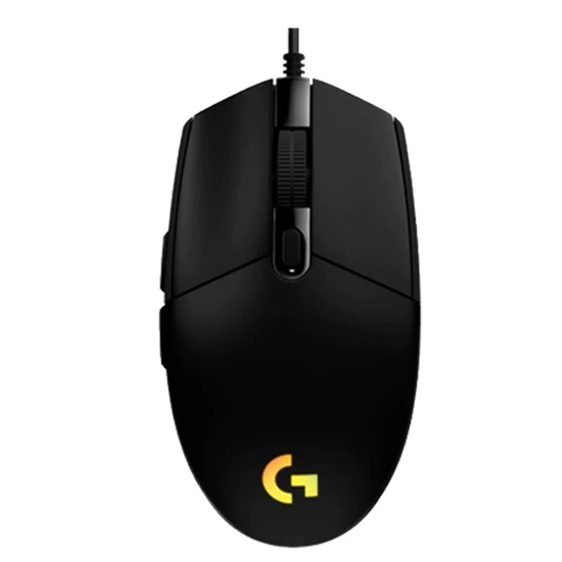 ماوس جيمنج لوجيتك G102 بإضاءة RGB تصميم خفيف الوزن 200-8000 DPI الجيل الثاني مريح للكمبيوتر
