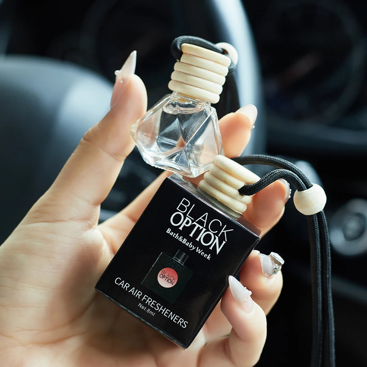 عطر السيارة - معطر هواء طويل المدى لإكسسوارات السيارة الداخلية، يحافظ على الانتعاش والجاذبية