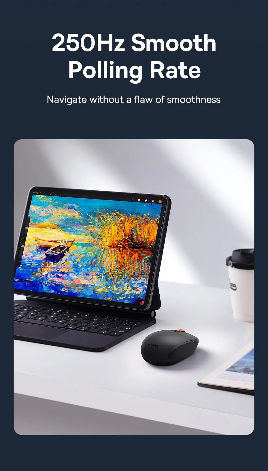 ماوس بيسوس F01B لاسلكي بلوتوث 5.0 بدقة 1600 DPI نقر صامت متوافق مع MacBook تابلت لابتوب PC إكسسوارات الألعاب ماوس 2.4G