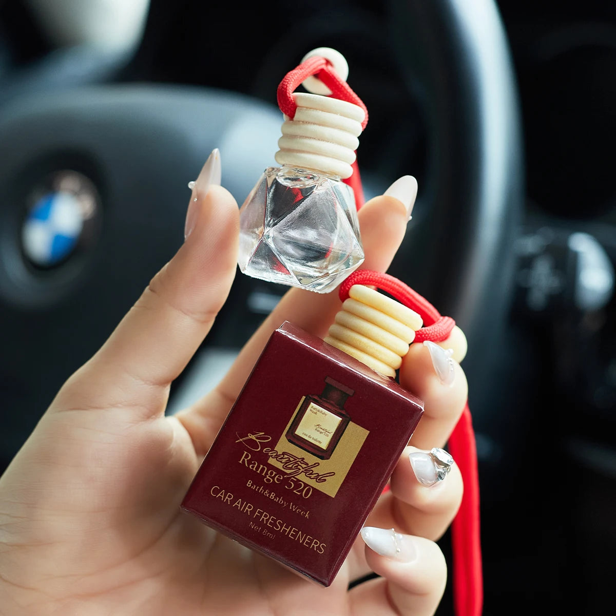 عطر السيارة - معطر هواء طويل المدى لإكسسوارات السيارة الداخلية، يحافظ على الانتعاش والجاذبية