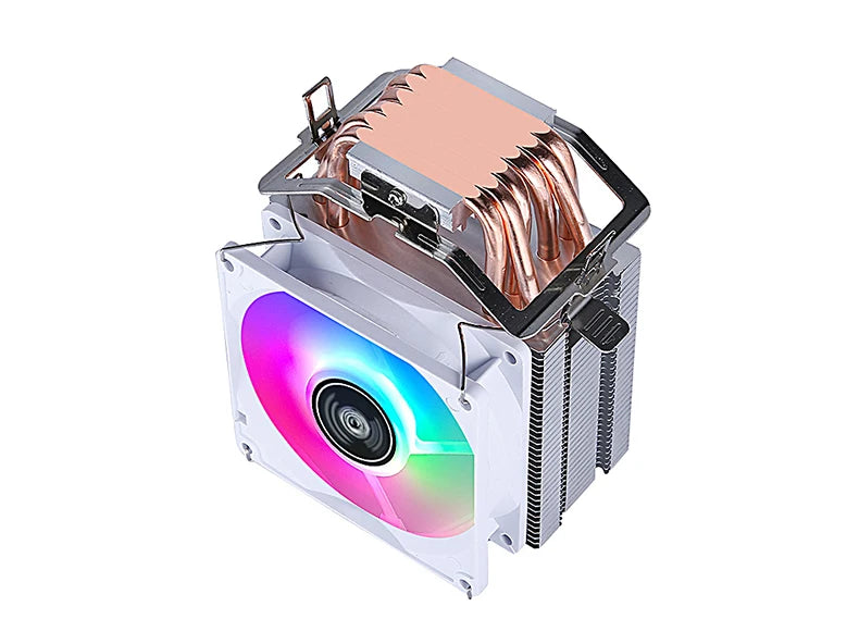 مبرد معالج بالهواء مع مروحة تبريد وأنابيب حرارية 2/4/6 متوافق مع LGA2011 x79 x99 E5 2066 2099 115x 1200 1700 i5 i7 AMD