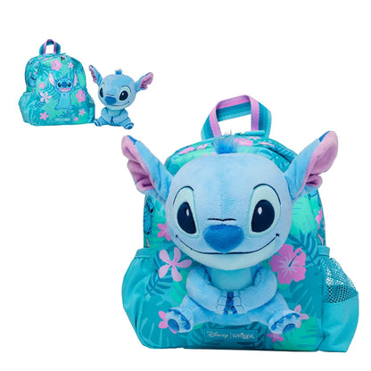 حقائب مدرسية Smiggle الجديدة  – حقيبة ظهر ديزني ستيتش، مع حقيبة طعام وزجاجة ماء – هدية للطلاب (يجب شراء كل قطعة بشكل منفصل)