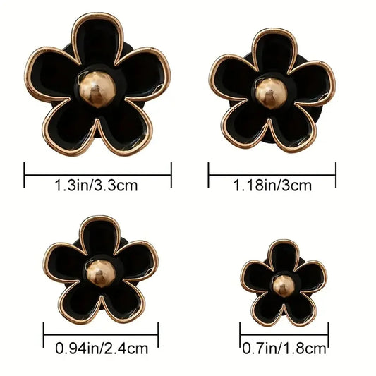مجموعة من 4-8 قطع - مشابك معطر صغيرة لفتحات هواء السيارة بتصميم زهرة الأقحوان - إكسسوارات عطرية لديكور السيارة الداخلي