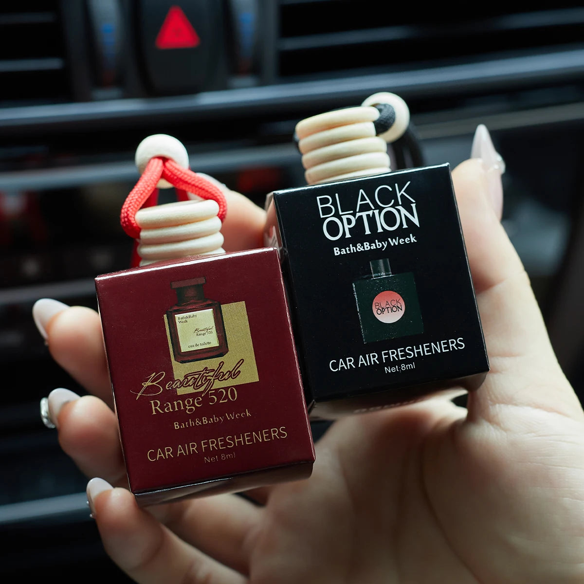 عطر السيارة - معطر هواء طويل المدى لإكسسوارات السيارة الداخلية، يحافظ على الانتعاش والجاذبية