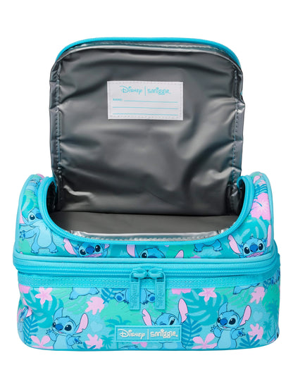 حقائب مدرسية Smiggle الجديدة  – حقيبة ظهر ديزني ستيتش، مع حقيبة طعام وزجاجة ماء – هدية للطلاب (يجب شراء كل قطعة بشكل منفصل)