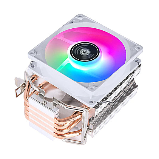 مبرد معالج بالهواء مع مروحة تبريد وأنابيب حرارية 2/4/6 متوافق مع LGA2011 x79 x99 E5 2066 2099 115x 1200 1700 i5 i7 AMD