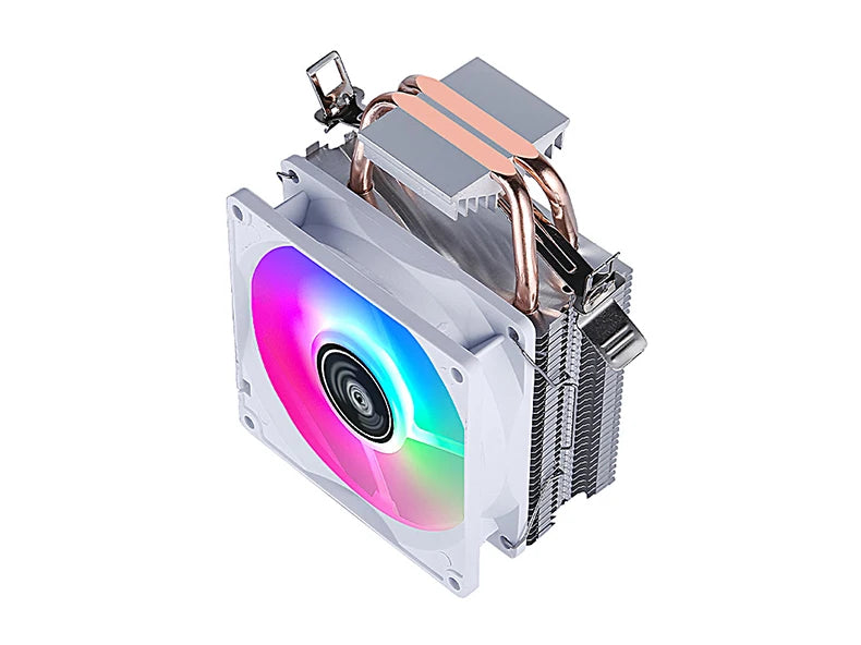 مبرد معالج بالهواء مع مروحة تبريد وأنابيب حرارية 2/4/6 متوافق مع LGA2011 x79 x99 E5 2066 2099 115x 1200 1700 i5 i7 AMD