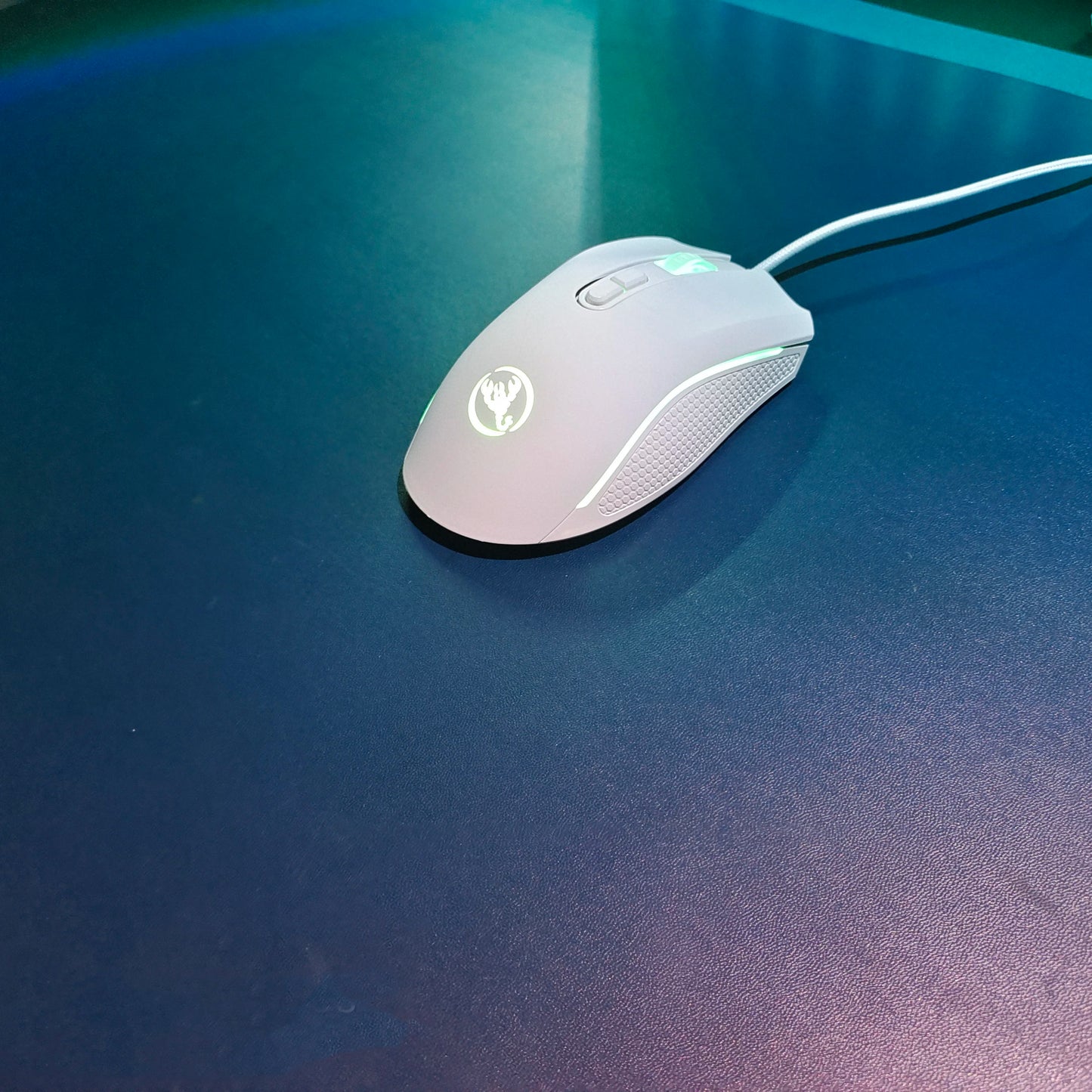 ماوس ألعاب سلكي HXSJ A869 بصري مريح RGB من مادة ABS مع 4 مستويات لضبط الدقة للابتوب والكمبيوتر - الخيار الشائع