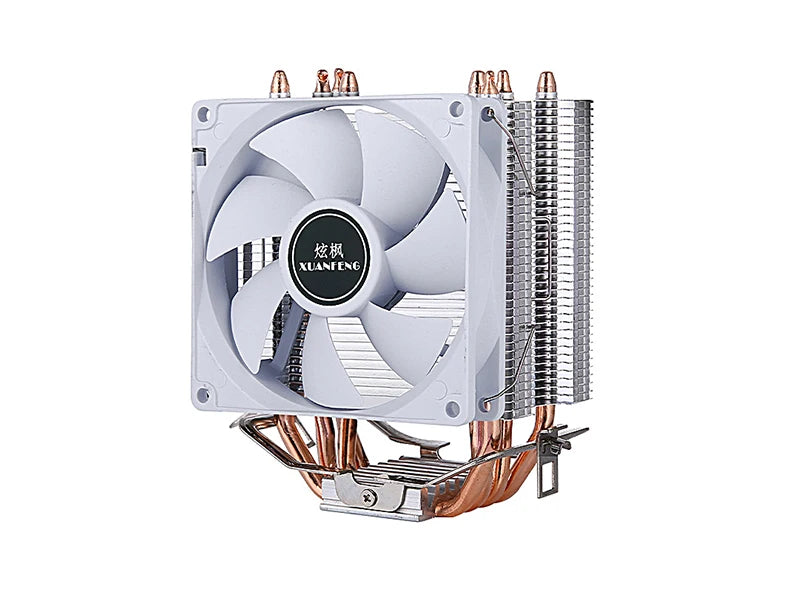 مبرد معالج بالهواء مع مروحة تبريد وأنابيب حرارية 2/4/6 متوافق مع LGA2011 x79 x99 E5 2066 2099 115x 1200 1700 i5 i7 AMD
