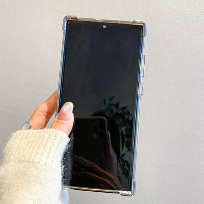 غطاء شحن لاسلكي مغناطيسي فاخر مطلي لهواتف سامسونج S25 S24 Ultra S23 FE S22 Plus S21 Note 20 مع حماية شفافة للعدسة