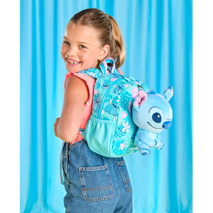 حقائب مدرسية Smiggle الجديدة  – حقيبة ظهر ديزني ستيتش، مع حقيبة طعام وزجاجة ماء – هدية للطلاب (يجب شراء كل قطعة بشكل منفصل)