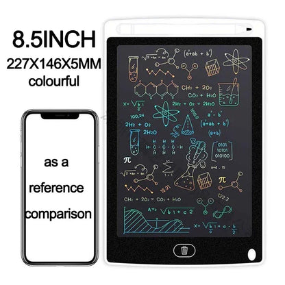 لوح رسم إلكتروني LCD 4.4/8.5 بوصة - لوحة رسم للأطفال - لعبة كتابة وخربشة - سبورة سحرية للرسم والكتابة - هدية تعليمية للأطفال
