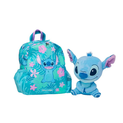 حقائب مدرسية Smiggle الجديدة  – حقيبة ظهر ديزني ستيتش، مع حقيبة طعام وزجاجة ماء – هدية للطلاب (يجب شراء كل قطعة بشكل منفصل)