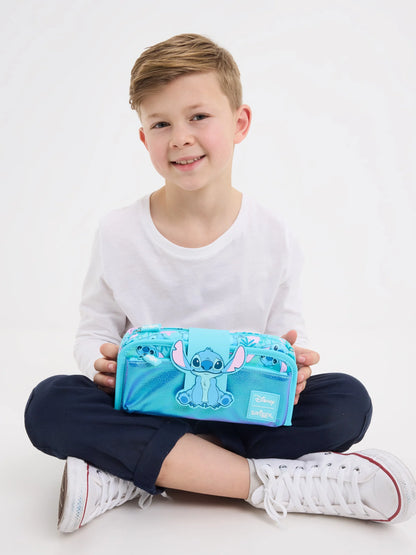 حقائب مدرسية Smiggle الجديدة  – حقيبة ظهر ديزني ستيتش، مع حقيبة طعام وزجاجة ماء – هدية للطلاب (يجب شراء كل قطعة بشكل منفصل)
