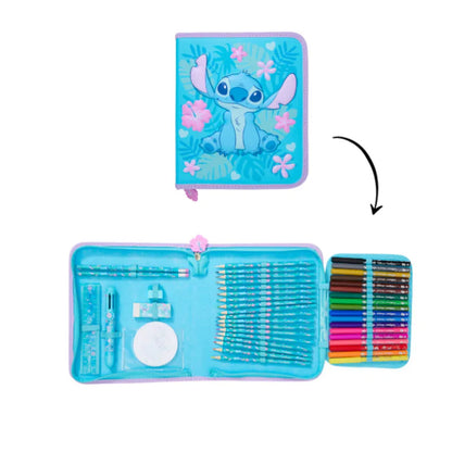 حقائب مدرسية Smiggle الجديدة  – حقيبة ظهر ديزني ستيتش، مع حقيبة طعام وزجاجة ماء – هدية للطلاب (يجب شراء كل قطعة بشكل منفصل)