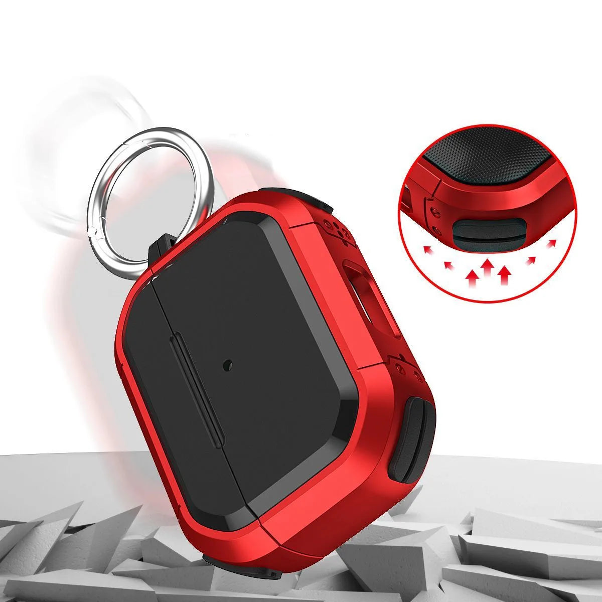 جراب حماية لسماعات AirPods Pro 2 موديل 2023 بمنفذ USB-C - غطاء واقي لسماعات AirPods 4 الجيل الرابع وPro2 الجيل الثالث - حافظة لسماعات Air Pods Pro2 الجيل الثاني