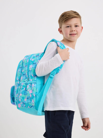 حقائب مدرسية Smiggle الجديدة  – حقيبة ظهر ديزني ستيتش، مع حقيبة طعام وزجاجة ماء – هدية للطلاب (يجب شراء كل قطعة بشكل منفصل)