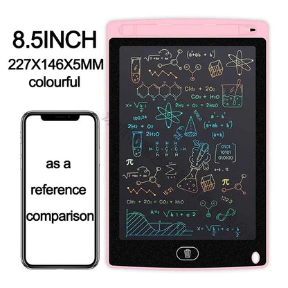 لوح رسم إلكتروني LCD 4.4/8.5 بوصة - لوحة رسم للأطفال - لعبة كتابة وخربشة - سبورة سحرية للرسم والكتابة - هدية تعليمية للأطفال