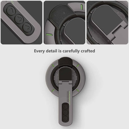 حامل هاتف مغناطيسي MagSafe، حلقة إصبع مغناطيسية 3 في 1 وحامل هاتف مغناطيسي مزدوج الجهات لأجهزة iPhone 17 16 15 14 13 12