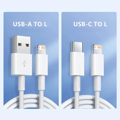 شاحن سريع PD 35 وات USB Type C لآيفون 15 14 13 12 11 برو ماكس ميني بلس XR XS مع كابل شحن البيانات المتوقعة