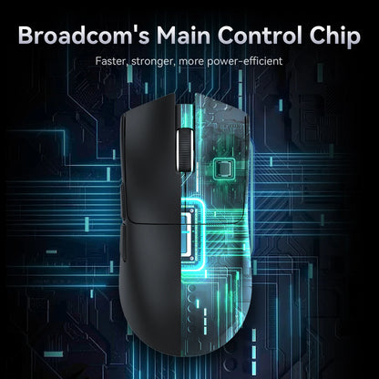 فأرة أتاك شارك X11 اللاسلكية، اتصال ثلاثي الأوضاع 2.4GHz/سلكي/بلوتوث PAW3311 22000DPI 400IPS RGB فأرة ألعاب للكمبيوتر