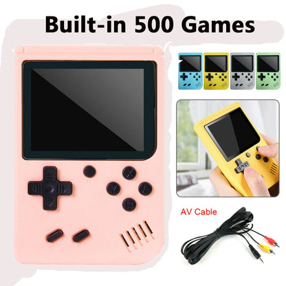 كونسول ألعاب كلاسيكية محمول بشاشة 5 بوصة مع أكثر من 500 لعبة مدمجة - محاكي Game Boy للتلفزيون وألعاب الفيديو المحمولة
