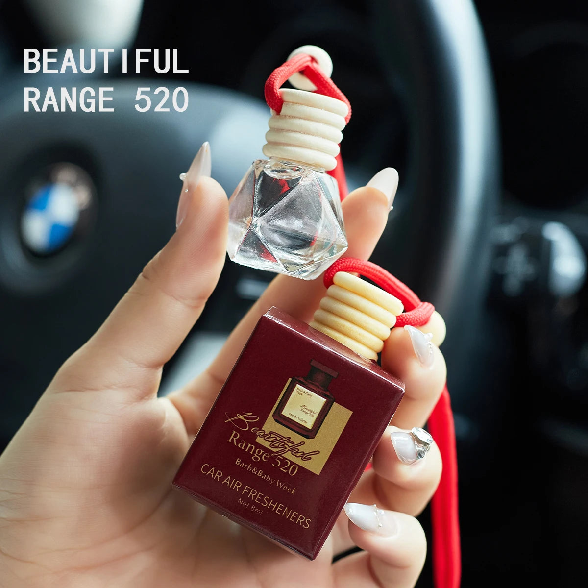 عطر السيارة - معطر هواء طويل المدى لإكسسوارات السيارة الداخلية، يحافظ على الانتعاش والجاذبية