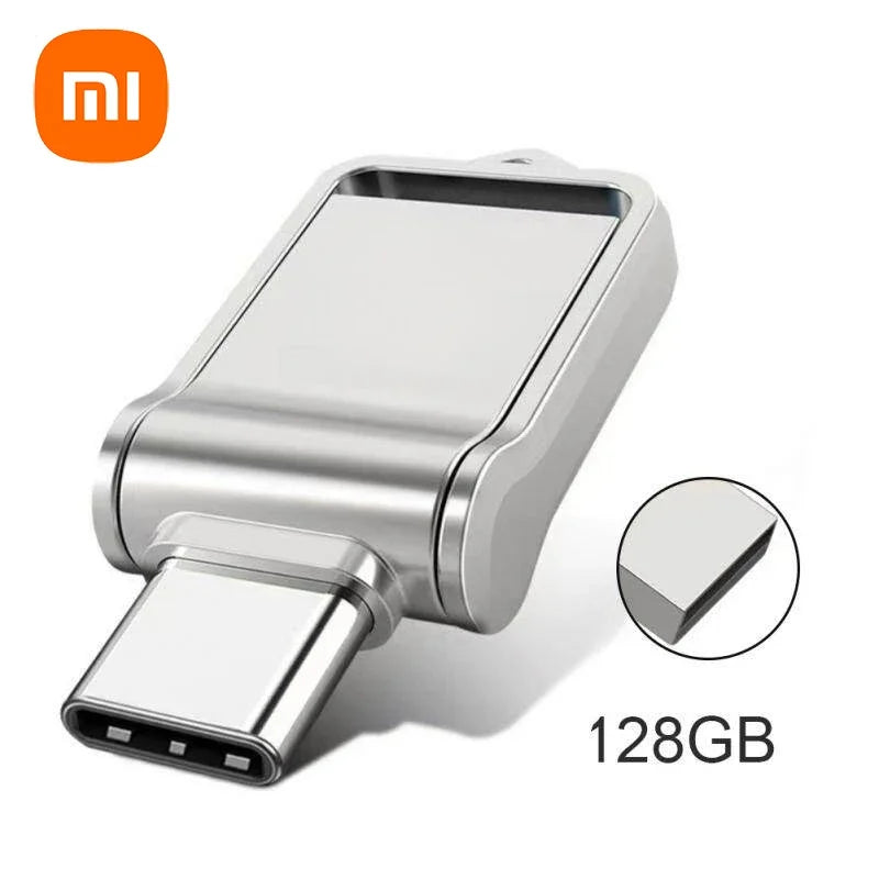 فلاش درايف شاومي 2 تيرابايت USB 3.2 عالي السرعة بمنفذ Type-C مزدوج الاستخدام ذاكرة فلاش 512 جيجابايت 1 تيرابايت للهاتف وأجهزة الكمبيوتر ويندوز 11