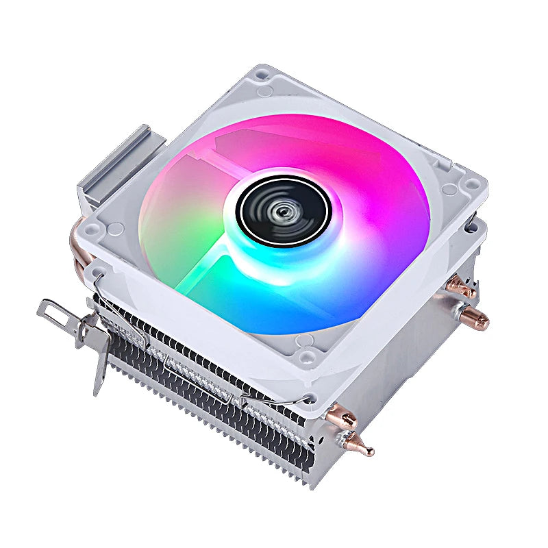 مبرد معالج بالهواء مع مروحة تبريد وأنابيب حرارية 2/4/6 متوافق مع LGA2011 x79 x99 E5 2066 2099 115x 1200 1700 i5 i7 AMD