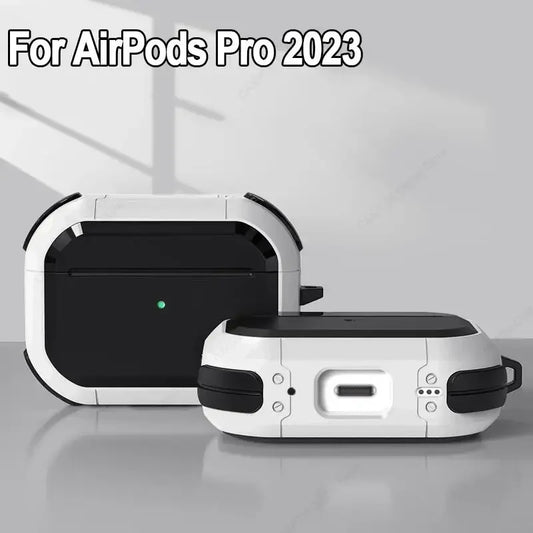 جراب حماية لسماعات AirPods Pro 2 موديل 2023 بمنفذ USB-C - غطاء واقي لسماعات AirPods 4 الجيل الرابع وPro2 الجيل الثالث - حافظة لسماعات Air Pods Pro2 الجيل الثاني