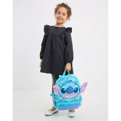 حقائب مدرسية Smiggle الجديدة  – حقيبة ظهر ديزني ستيتش، مع حقيبة طعام وزجاجة ماء – هدية للطلاب (يجب شراء كل قطعة بشكل منفصل)