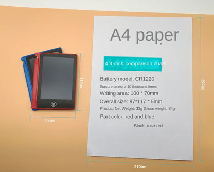 لوح رسم إلكتروني LCD 4.4/8.5 بوصة - لوحة رسم للأطفال - لعبة كتابة وخربشة - سبورة سحرية للرسم والكتابة - هدية تعليمية للأطفال